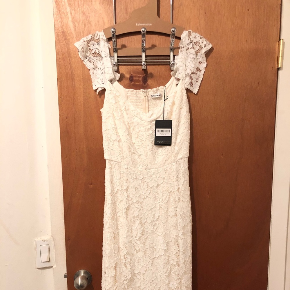 Reformation merlot dress size 8
